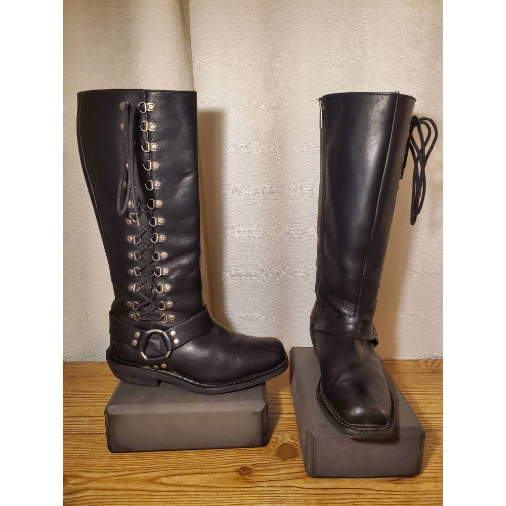 Genuine Harley-Davidson Leather Boots Size 9 Women